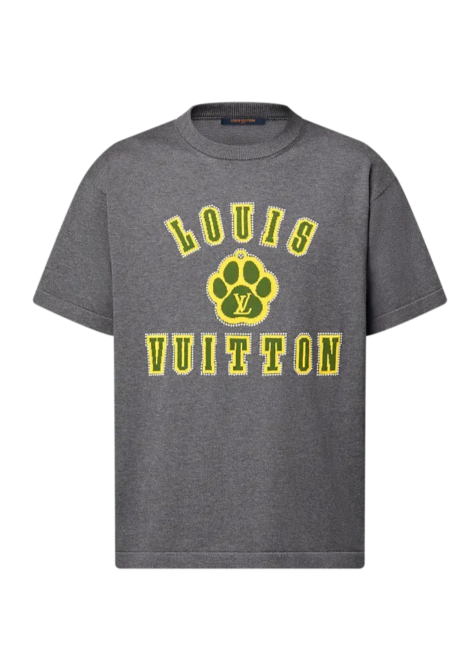 Louis Vuitton Cotton Embellished T-Shirt Premium Fashion Tee UAE