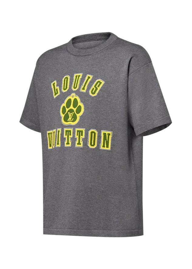 Louis Vuitton Cotton Embellished T-Shirt Premium Fashion Tee UAE