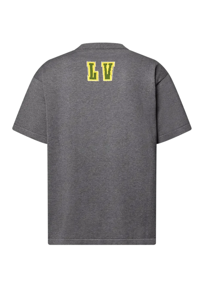 Louis Vuitton Cotton Embellished T-Shirt Premium Fashion Tee UAE
