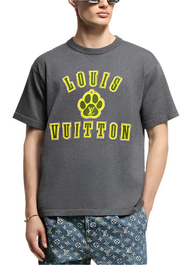 Louis Vuitton Cotton Embellished T-Shirt Premium Fashion Tee UAE