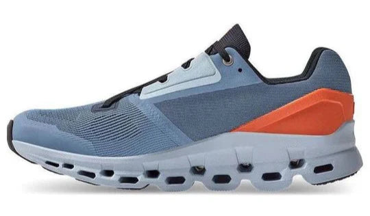 On Running Cloudstratus "Lake Blue Flare Orange" Running Shoes UAE
