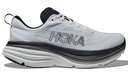 HOKA ONE ONE Bondi 8 "White Black Mesh" Cushion Running Shoes UAE
