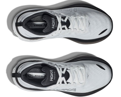 HOKA ONE ONE Bondi 8 "White Black Mesh" Cushion Running Shoes UAE