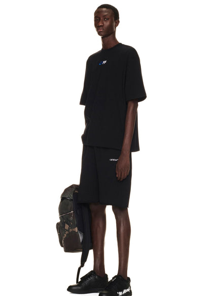 Off-White Exactly The Opposite Logo Embroidery Black T-Shirt Premium Streetwear UAE