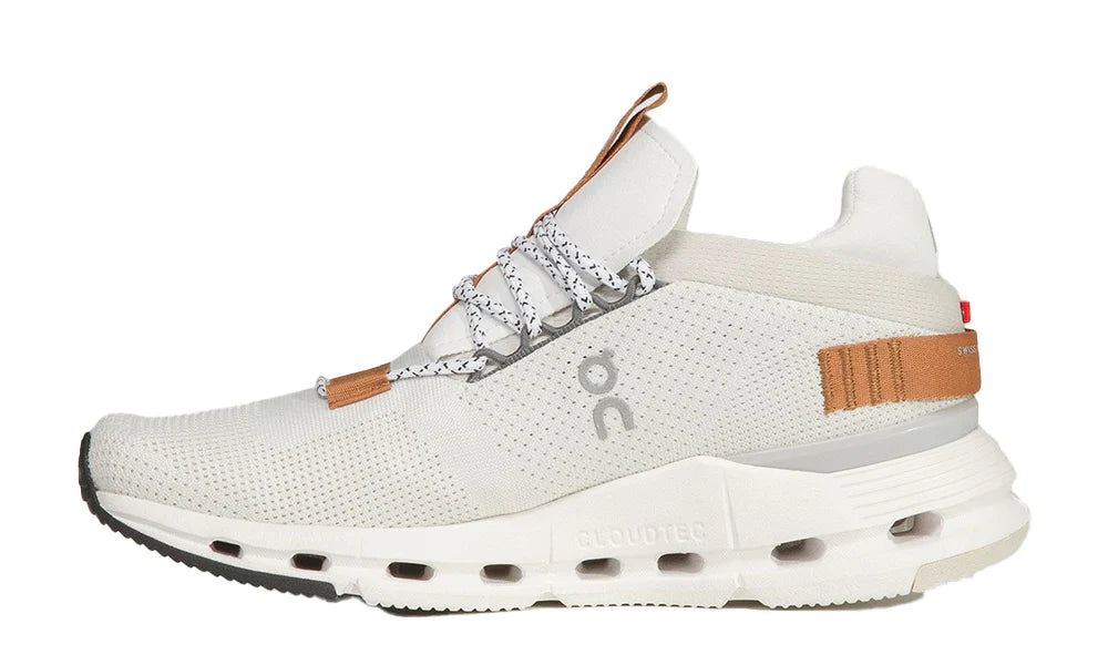 On Running Cloudnova "White Brown" Lifestyle Sneakers UAE