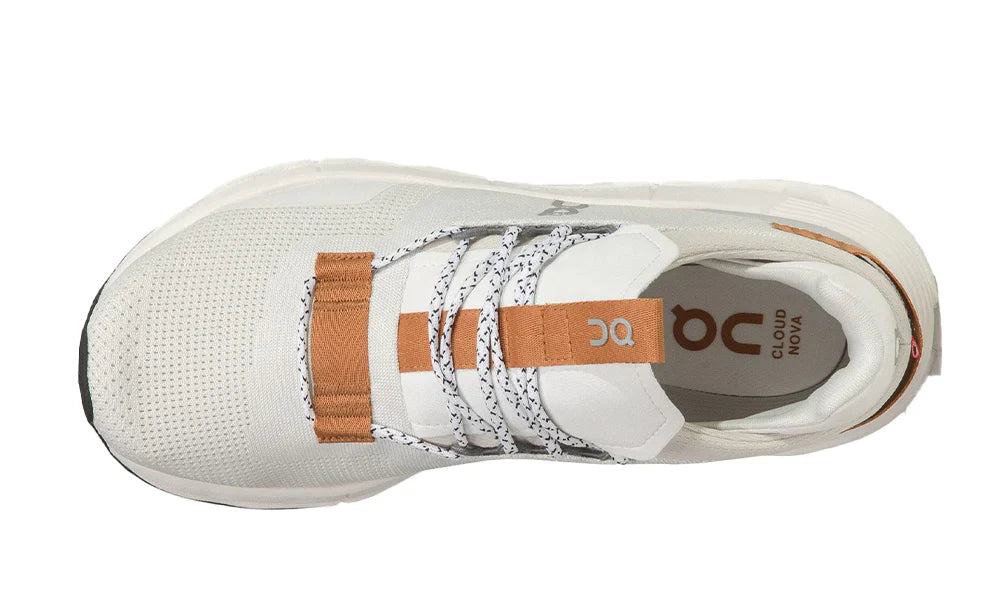 On Running Cloudnova "White Brown" Lifestyle Sneakers UAE
