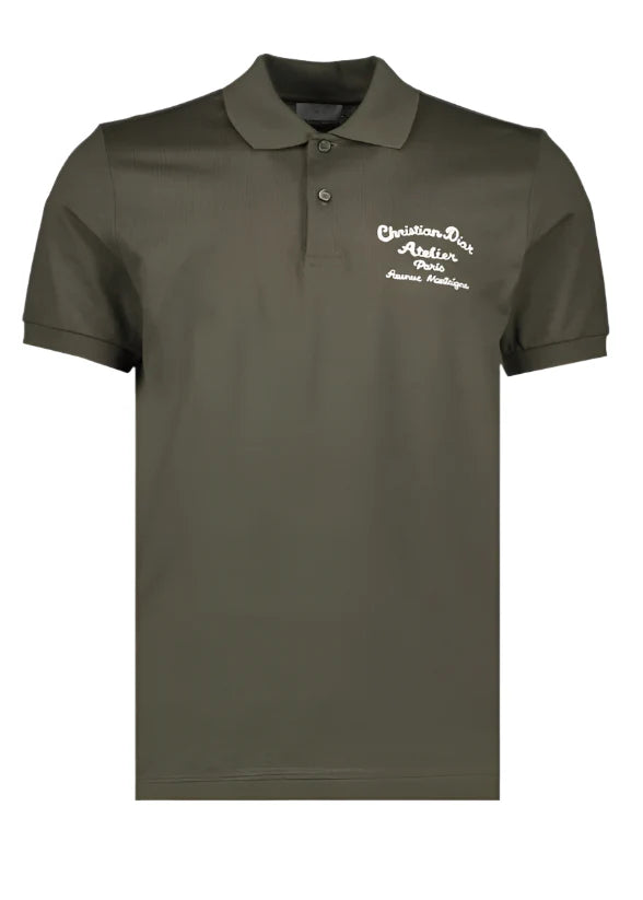Christian Dior Atelier Polo Shirt "Green" Designer Polo UAE