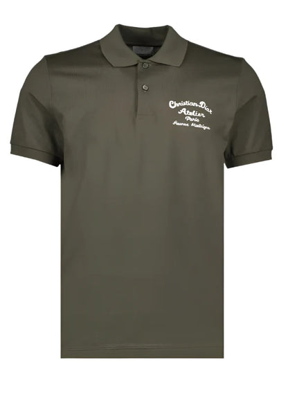 Christian Dior Atelier Polo Shirt "Green" Designer Polo UAE