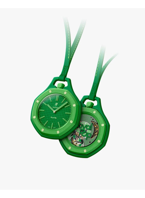 Audemars Piguet x Swatch GREEN EIGHT - The Royal Pop Collection