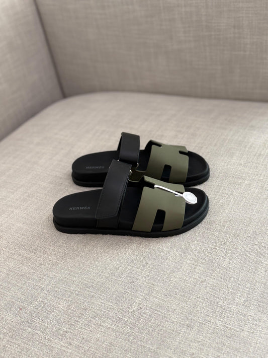 Chypre Sandals Two Tone Calfskin Men