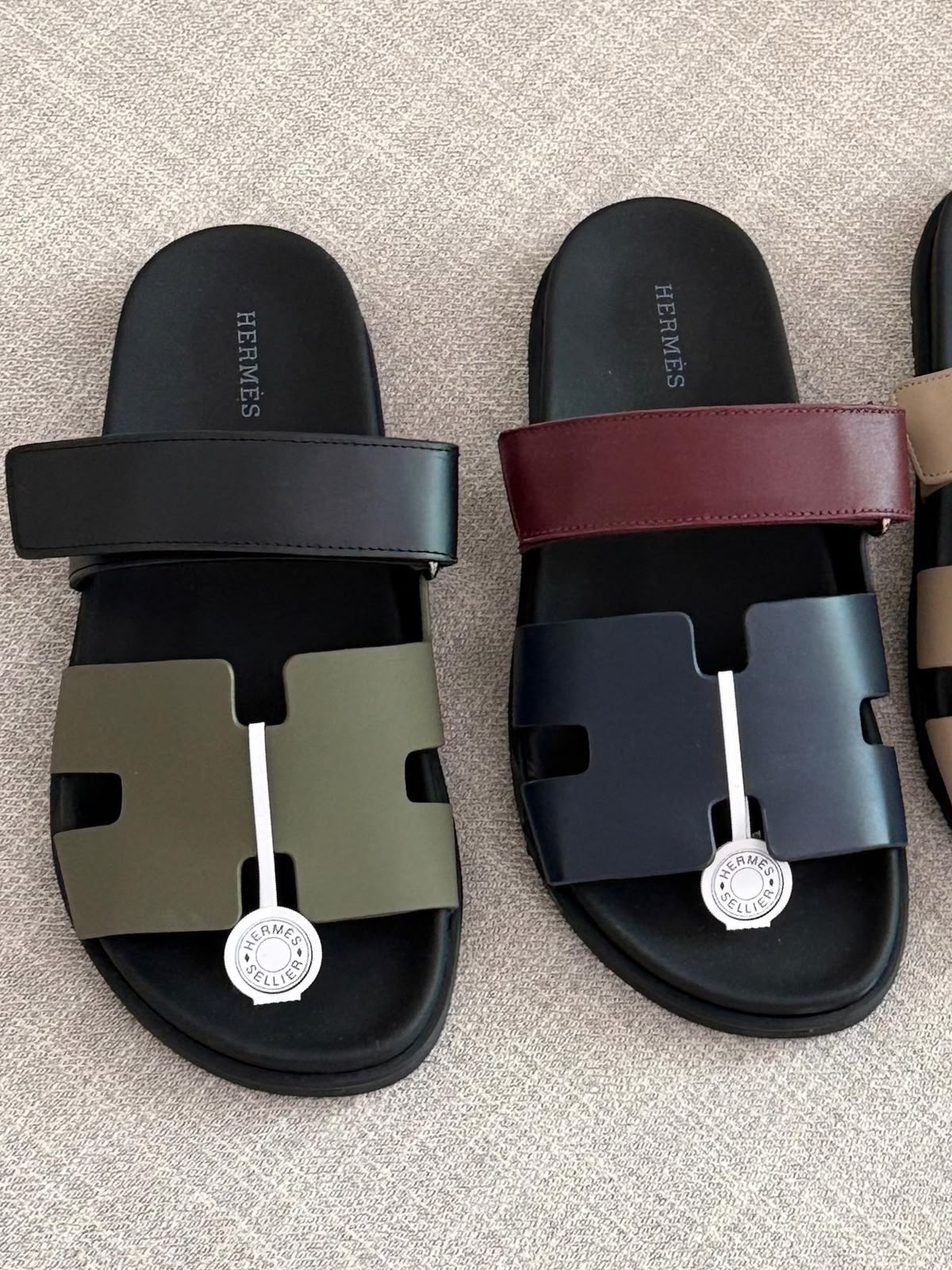 Chypre Sandals Two Tone Calfskin Men