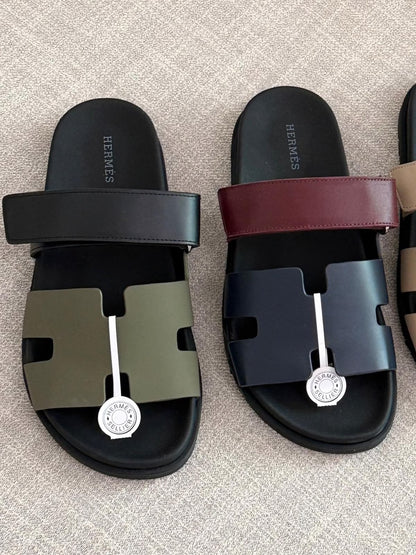 Chypre Sandals Two Tone Calfskin Men