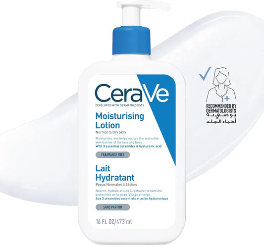 Cerave Moisturizing Lotion for Normal to Dry Skin with Hyaluronic Acid
