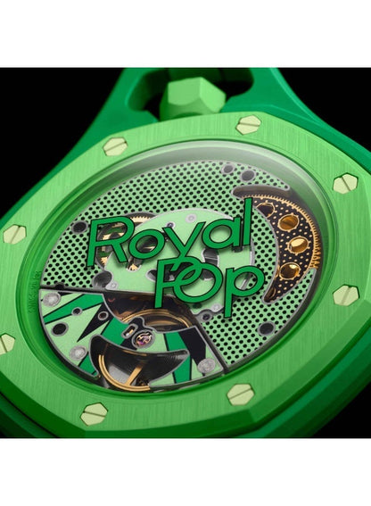 Audemars Piguet x Swatch GREEN EIGHT - The Royal Pop Collection