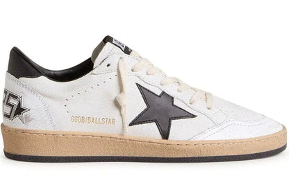 Golden Goose BallStar "White Black" Distressed Sneakers UAE