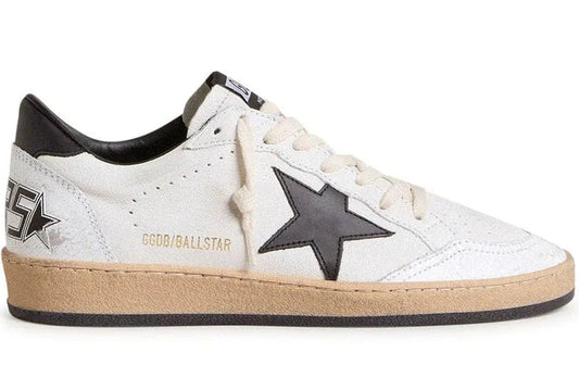 Golden Goose BallStar "White Black" Distressed Sneakers UAE