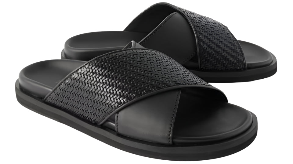 Zegna Leather Panarea Sandals Premium Summer Sandals UAE