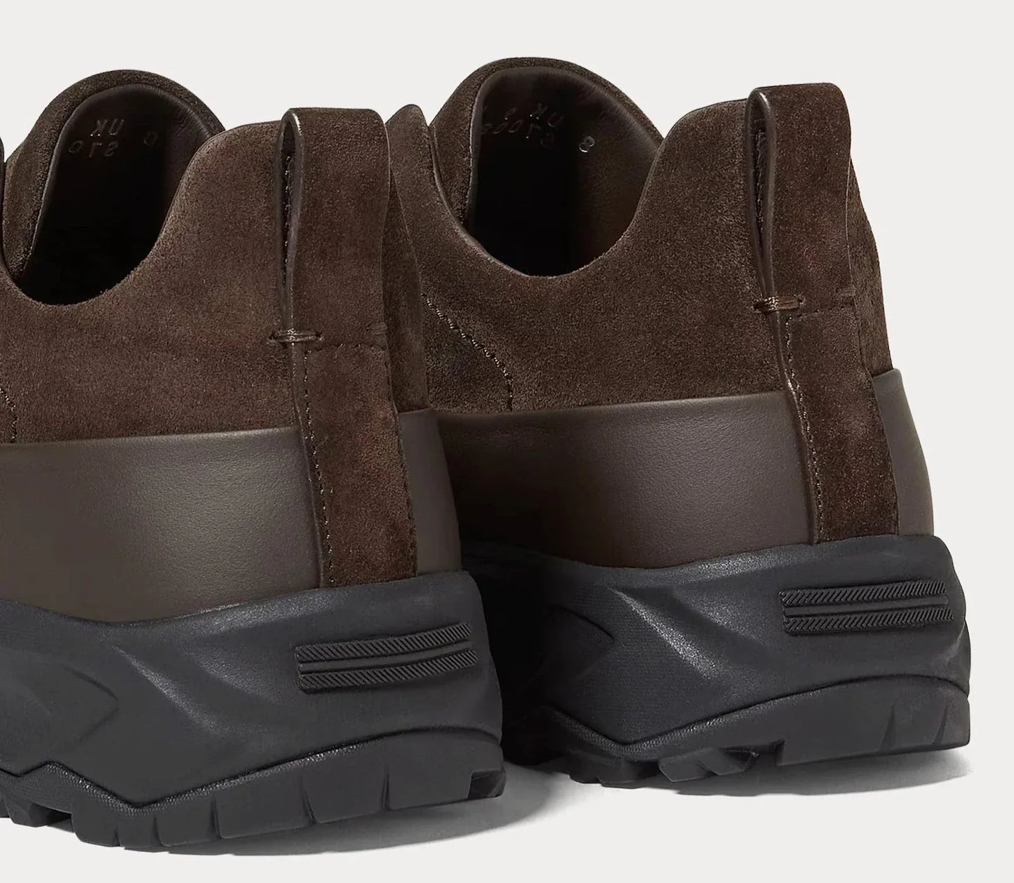 ZEGNA Triple Stitch Suede Sneakers "Brown" Premium Suede Sneakers UAE